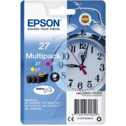 TUSZ ORYGINALNY EPSON T2705 C13T27054012 CMY   3 X 3,6 ML