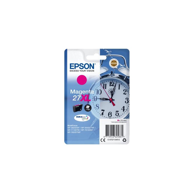 TUSZ ORYGINALNY EPSON T2713 C13T27134012 MAGENTA  10,4 ML