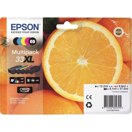 TUSZ ORYGINALNY EPSON T3357 C13T33574011 CMYK  47 ML