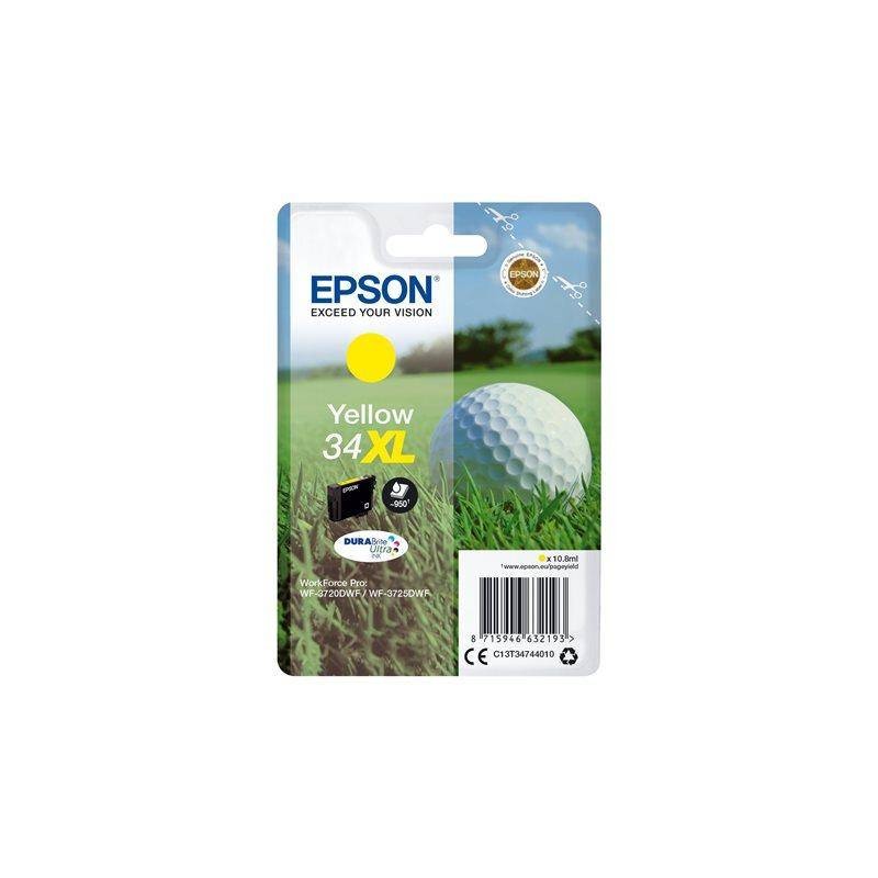 TUSZ ORYGINALNY EPSON T3474 C13T34744010 YELLOW  10,8 ML