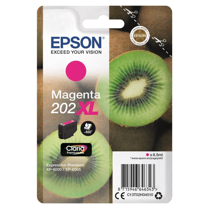 TUSZ ORYGINALNY EPSON T02H3 C13T02H34010 MAGENTA  650 STRON