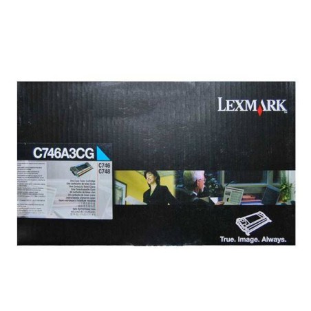 TONER ORYGINALNY LEXMARK C746A3CG CYAN 7000 STRON