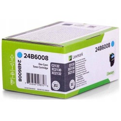 TONER ORYGINALNY LEXMARK 24B6008 CYAN 3000 STRON