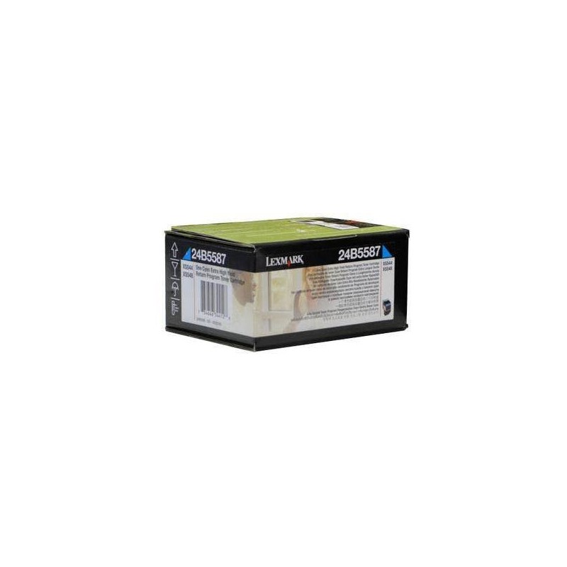 TONER ORYGINALNY LEXMARK 24B5587 CYAN 3000 STRON