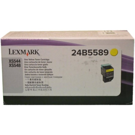 TONER ORYGINALNY LEXMARK 24B5589 YELLOW 3000 STRON