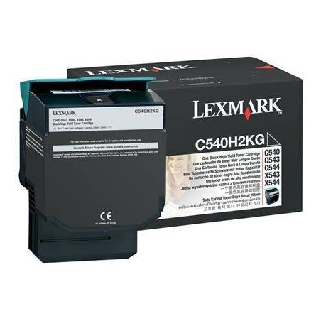 TONER ORYGINALNY LEXMARK C540H2KG CZARNY 2500 STRON