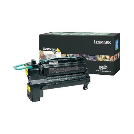 TONER ORYGINALNY LEXMARK X792X1YG YELLOW 20000 STRON