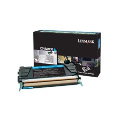 TONER ORYGINALNY LEXMARK C746A1CG CYAN 7000 STRON