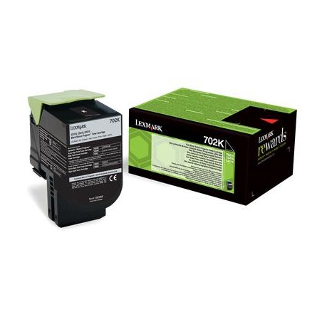 TONER ORYGINALNY LEXMARK 70C20K0 CZARNY 1000 STRON