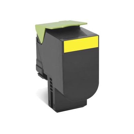 TONER ORYGINALNY LEXMARK 80C2XY0 YELLOW 4000 STRON