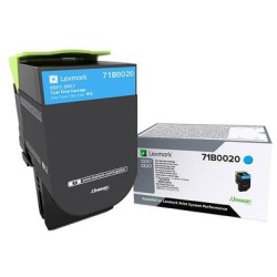 TONER ORYGINALNY LEXMARK 71B0020 CYAN 2300 STRON