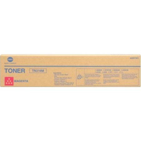 TONER ORYGINALNY MINOLTA TN314M A0D7351 MAGENTA 20000 STRON