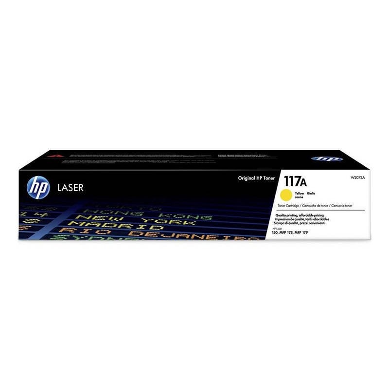 TONER ORYGINALNY HP117A W2072A YELLOW 700 STRON