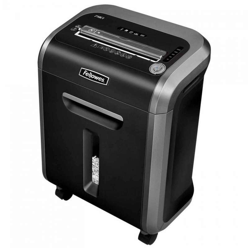 NISZCZARKA A4 FELLOWES 79CI 4679001 CZARNA 16KRT ŚCINKI 4X38MM 23 LITRY