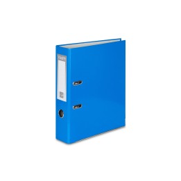 SEGREGATOR A4 TEKTURA VAUPE FCK 50MM 062/19 JASNO NIEBIESKI DŹWIGNIOWY