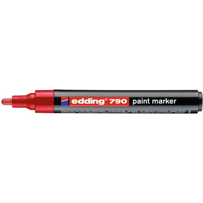 MARKER OLEJOWY EDDING 790 CZERWONY 2-3MM