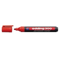 MARKER PERMANENTNY EDDING 300 CZERWONY 1.5-3MM