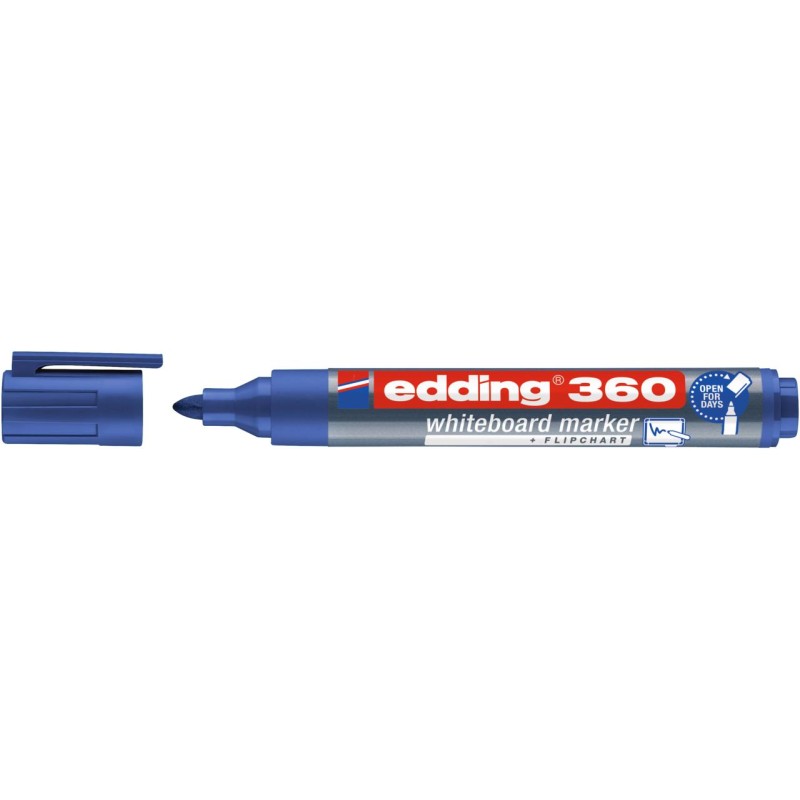 MARKER SUCHOŚCIERALNY EDDING 360 NIEBIESKI 1.5-3MM