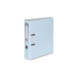 SEGREGATOR A4 TEKTURA VAUPE FCK 50MM 062/12 PASTELOWY BŁĘKITNY DŹWIGNIOWY
