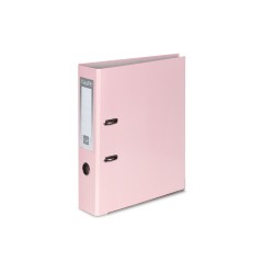 SEGREGATOR A4 TEKTURA VAUPE FCK 50MM 062/10 PASTELOWY RÓŻOWY DŹWIGNIOWY