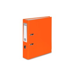 SEGREGATOR A4 TEKTURA VAUPE FCK 50MM 062/16 POMARAŃCZOWY DŹWIGNIOWY