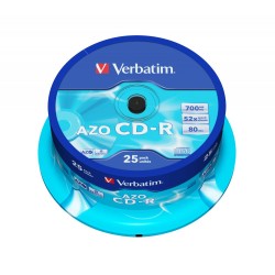 PŁYTA CD-R 700MB 52X VERBATIM DATALIFE PLUS 43352 CAKE 25 SZT.