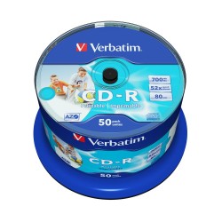 PŁYTA CD-R 700MB 52X VERBATIM DATALIFE PLUS 43438 CAKE 50 SZT.