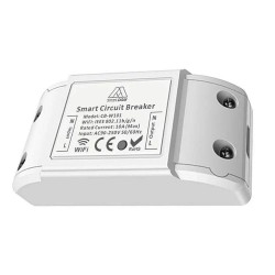 PRZEŁĄCZNIK STEROWANY 10A DGM SMART CIRCUIT BREAKER CB-W101 1100W - 2200W AC 90-250V 50/60HZ WIFI 2.4