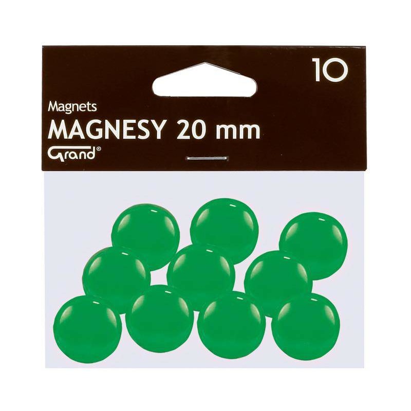 MAGNESY 20MM GRAND 130-1692 ZIELONE 10SZT