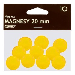 MAGNESY 20MM GRAND 130-1691 ŻÓŁTE 10SZT