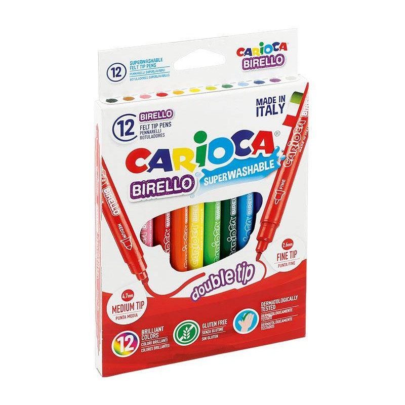 FLAMASTRY DWUSTRONNE CARIOCA 41457 BIRELLO 160-1463 MIX*12SZT