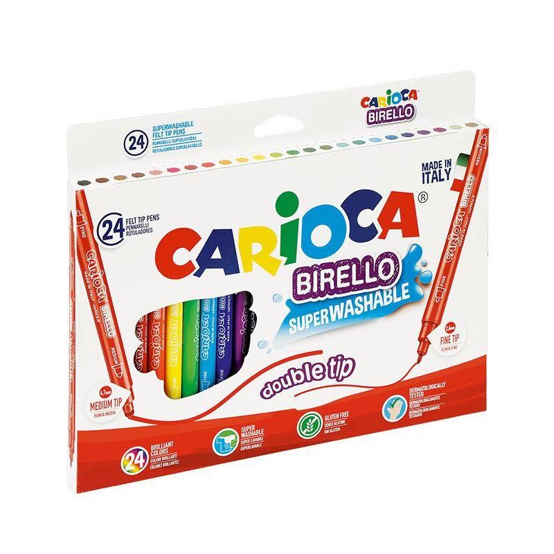 FLAMASTRY DWUSTRONNE CARIOCA 41521 BIRELLO 160-1464 MIX*24SZT