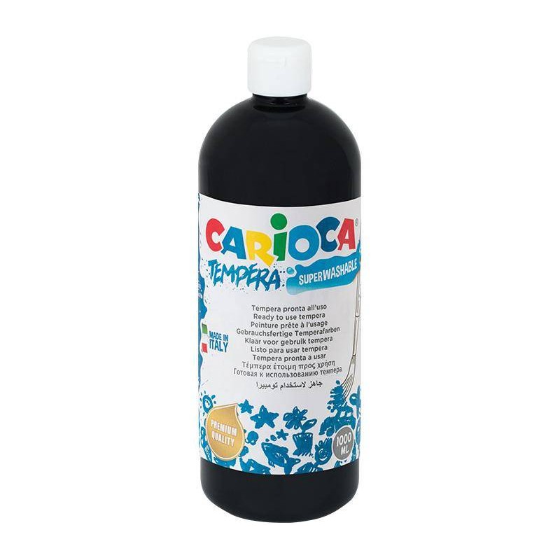 FARBA TEMPERA CARIOCA KO030/02 170-1443 1000ML CZARNA