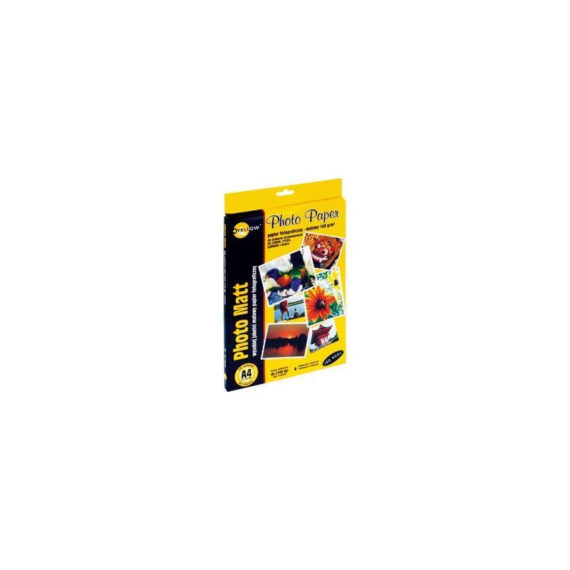 PAPIER FOTOGRAFICZNY MATOWY YELLOW ONE 4M140 150-1178 A4 140G 50ARK