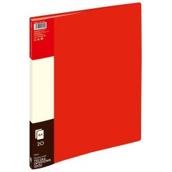 ALBUM OFERTOWY A4 GRAND 9002 120-1193 CZERWONY PVC 20 KIESZENI