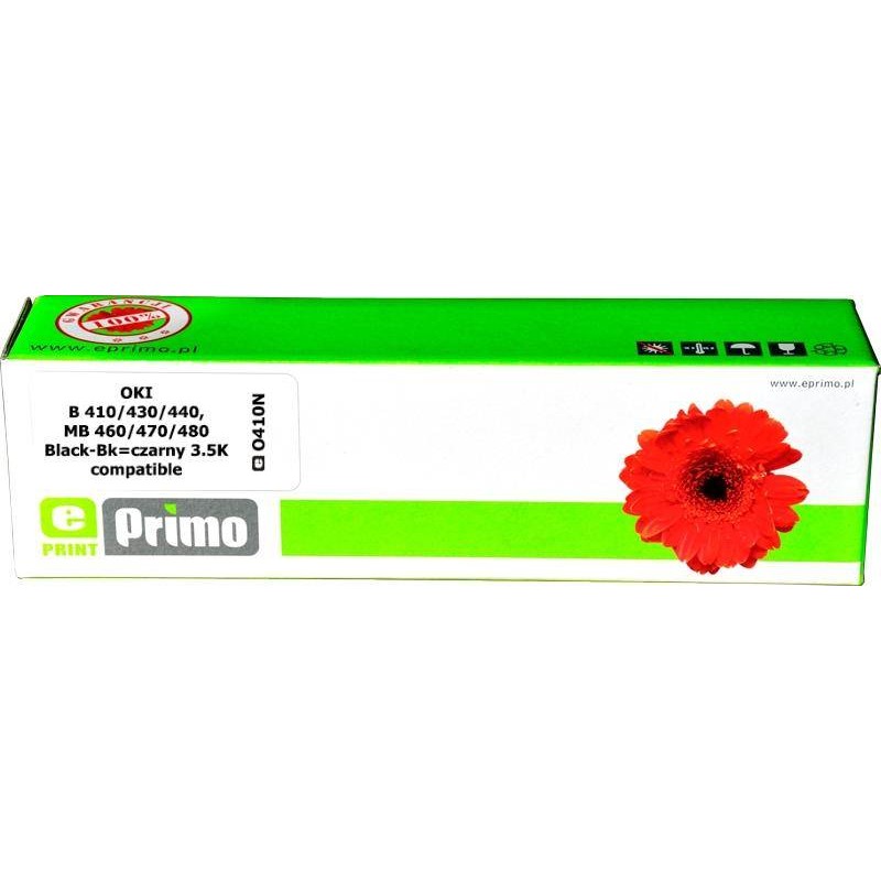 TONER ZAMIENNY EPRIMO B410/B430/B440-T 43979102 EO410N CZARNY 3500 STR.