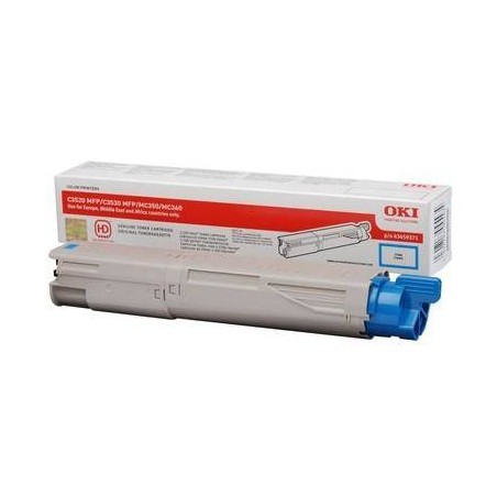 TONER ORYGINALNY OKI 43459371 CYAN 2500 STRON