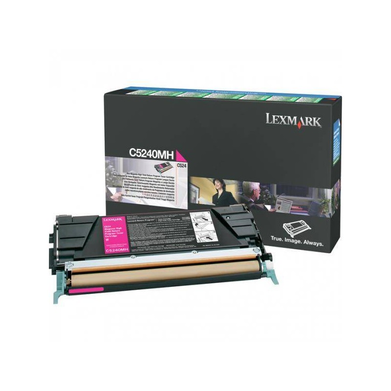 TONER ORYGINALNY LEXMARK C5240MH MAGENTA 5000 STRON