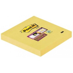 KARTECZKI SAMOPRZYLEPNE  76X76MM 3M POST-IT® SUPER STICKY  654-6SSCY-EU ŻÓŁTE 90 KART