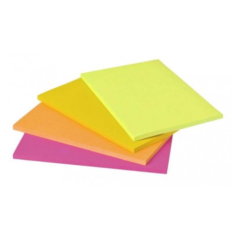 KARTECZKI SAMOPRZYLEPNE 200X149MM 3M POST-IT® SUPER STICKY 6845-SSP MIX KOLORÓW 4X45 KART