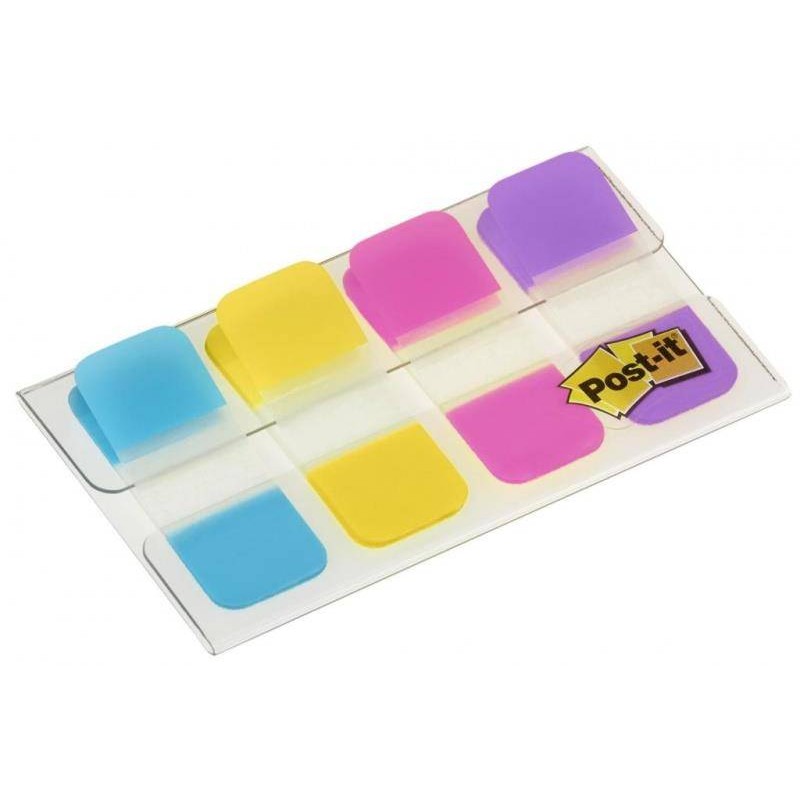 ZAKŁADKI INDEKSUJĄCE FOLIOWE 15,8X38,1MM 3M POST-IT® DO ARCHIWIZACJI  676-AYPV MIX*4 4*10SZT