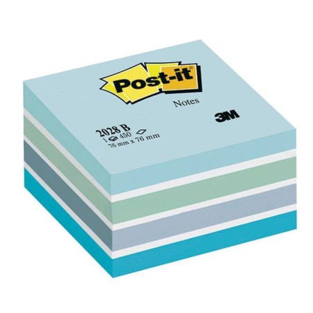 KARTECZKI SAMOPRZYLEPNE  76X76MM 3M POST-IT®  2028-B NIEBIESKE 450 KART