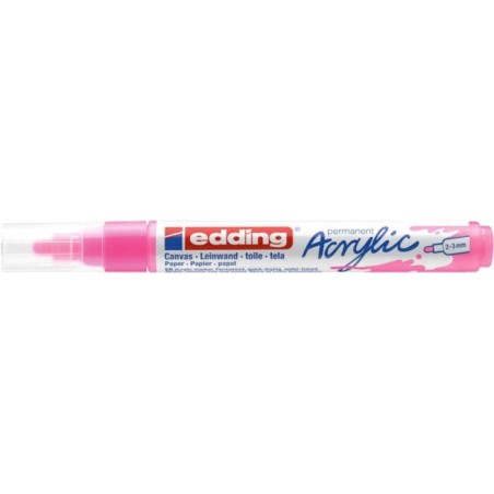 MARKER AKRYLOWY  EDDING 5100 RÓŻOWY NEONOWY 2-3 MM