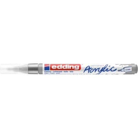 MARKER AKRYLOWY  EDDING 5300 MATOWE SREBRO 1-2 MM