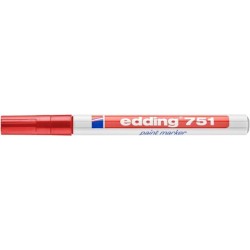 MARKER OLEJOWY EDDING 751 CZERWONY 1-2MM