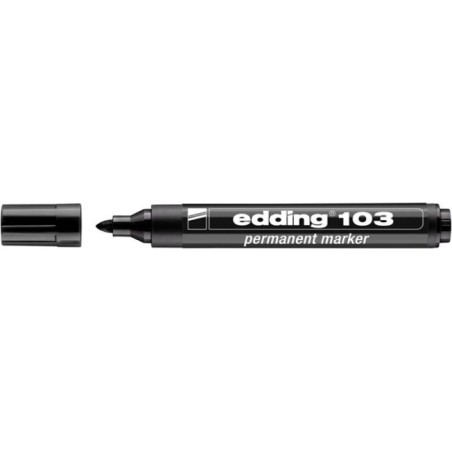 MARKER PERMANENTNY EDDING 103 CZARNY 1.5-3MM