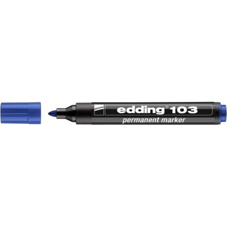 MARKER PERMANENTNY EDDING 103 NIEBIESKI 1.5-3MM