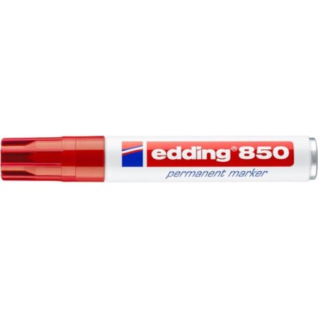 MARKER PERMANENTNY EDDING 850 CZERWONY 5-15 MM