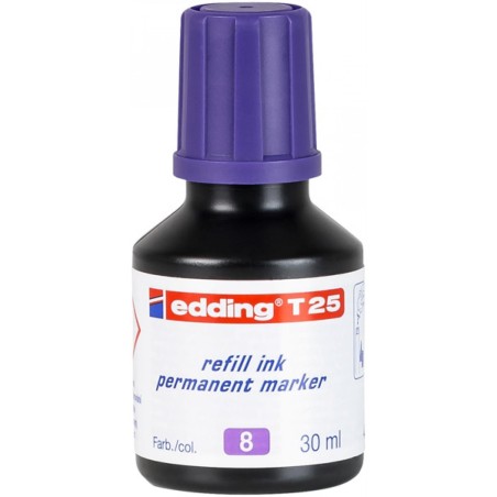 TUSZ DO MARKERÓW PERMANENTNY EDDING T25 FIOLETOWY 30ML