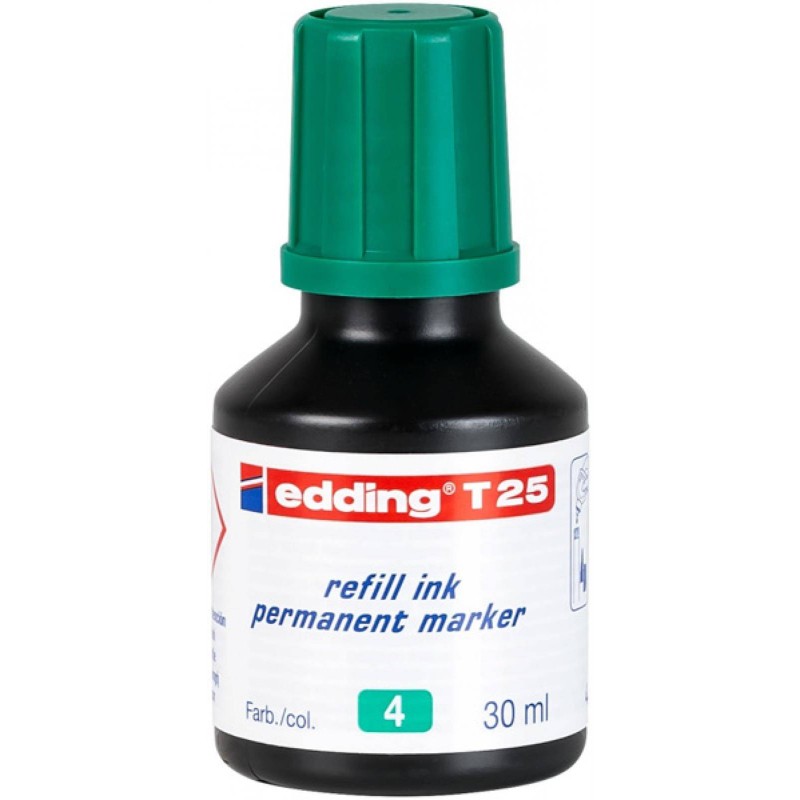 TUSZ DO MARKERÓW PERMANENTNY EDDING T25 ZIELONY 30ML